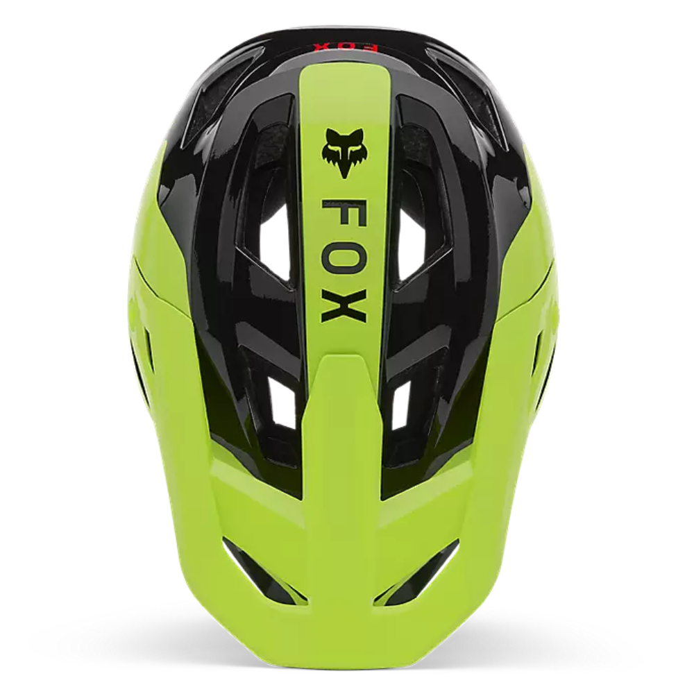 Casco Rampage Negro Amarillo Kids - Fox
