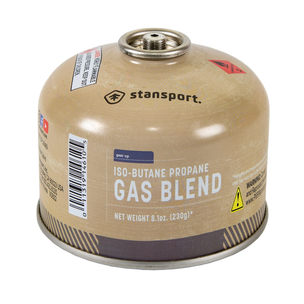 Tanque de gas para acampar