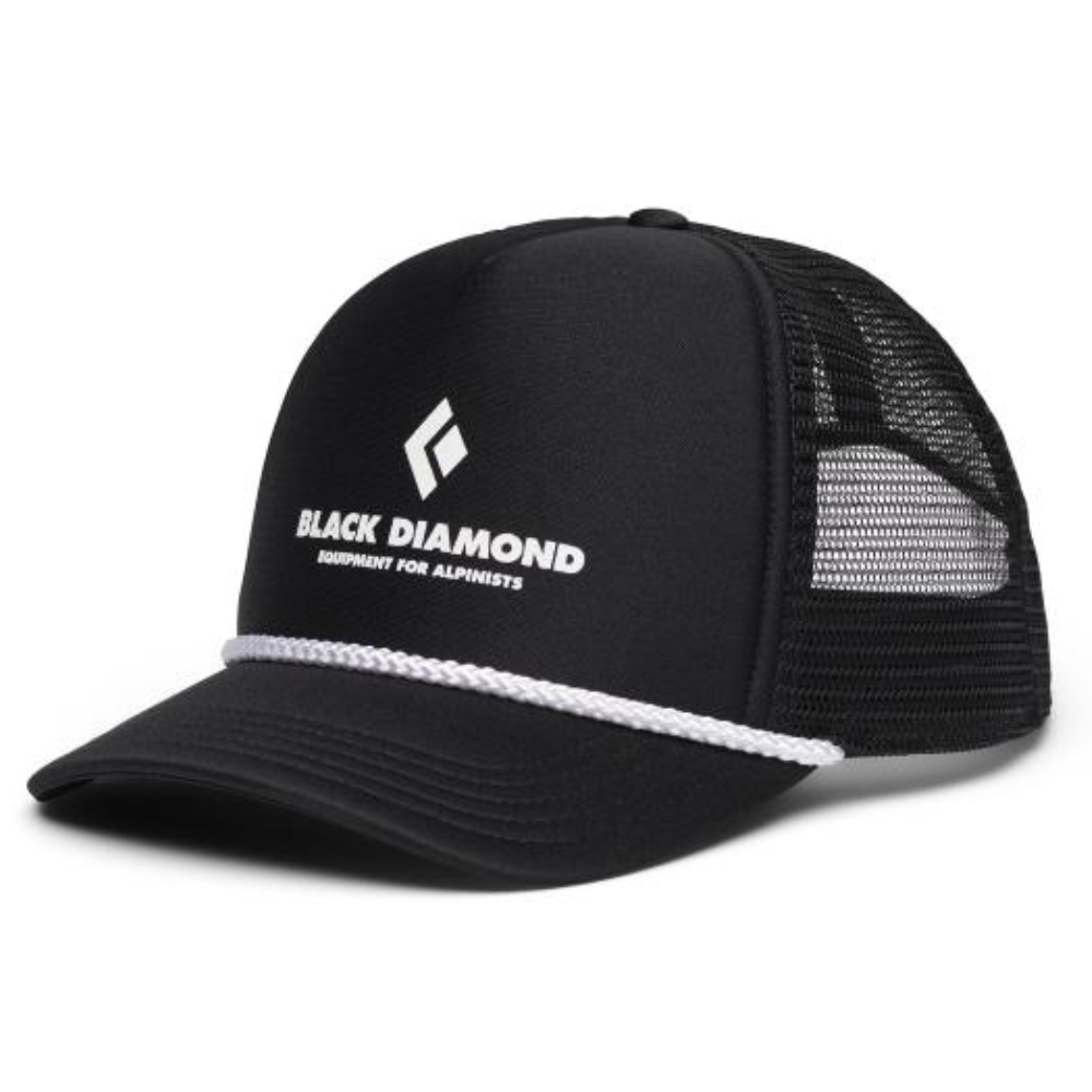 Gorra Trucker Flat Bill BLK - Black Diamond