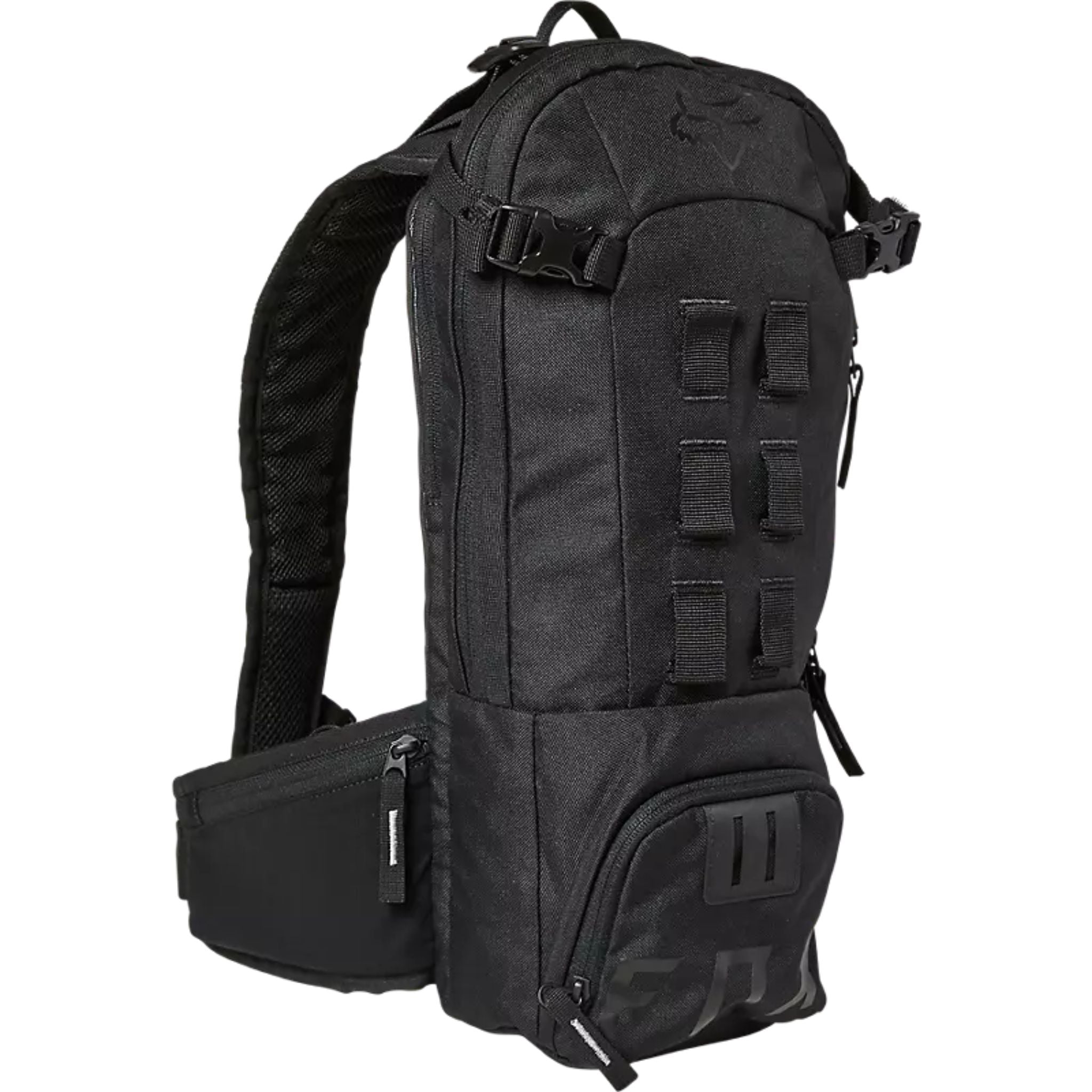 Mochila Fox Utility de 10 litros en color negro para ciclismo de montaña
