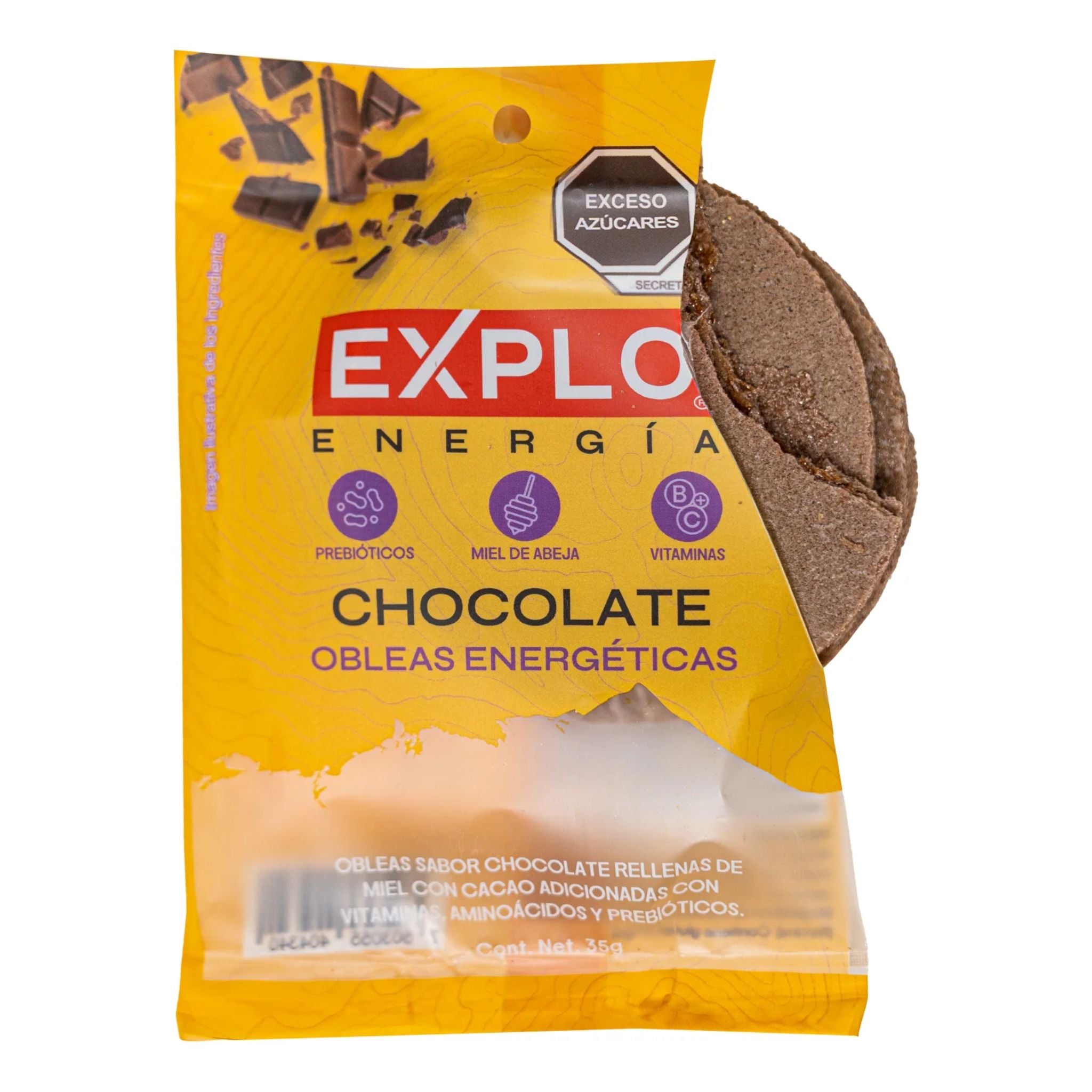 Obleas explo chocolate