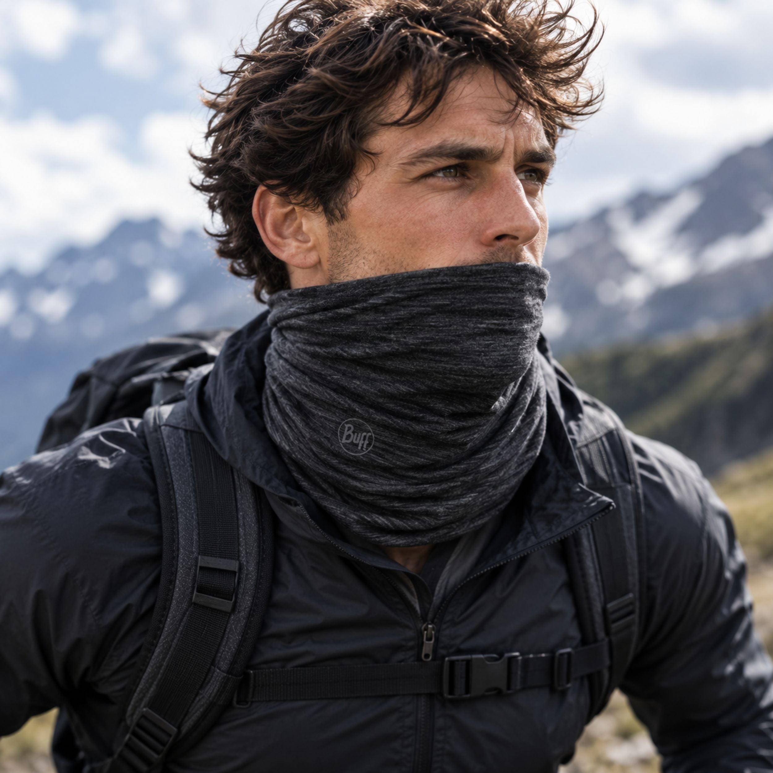 Tubular Merino Lightweight Solid Grey - BUFF