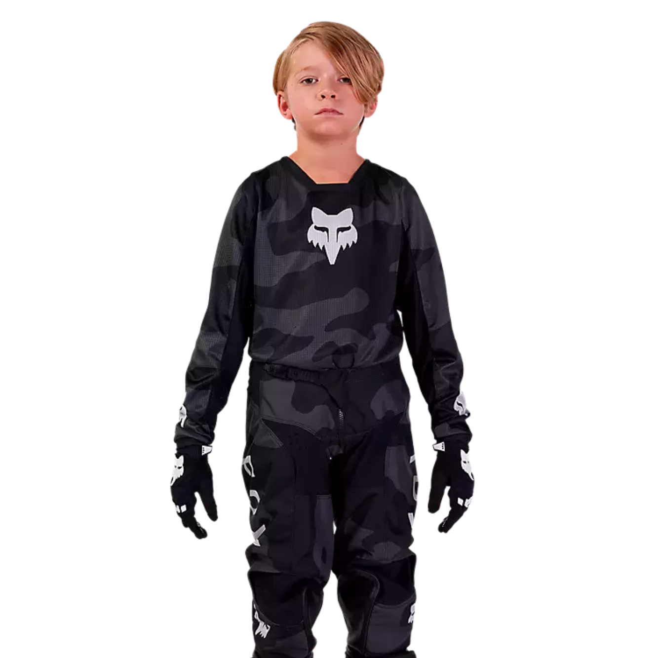 Jersey 180 Bnkr Camo Juvenil - Fox