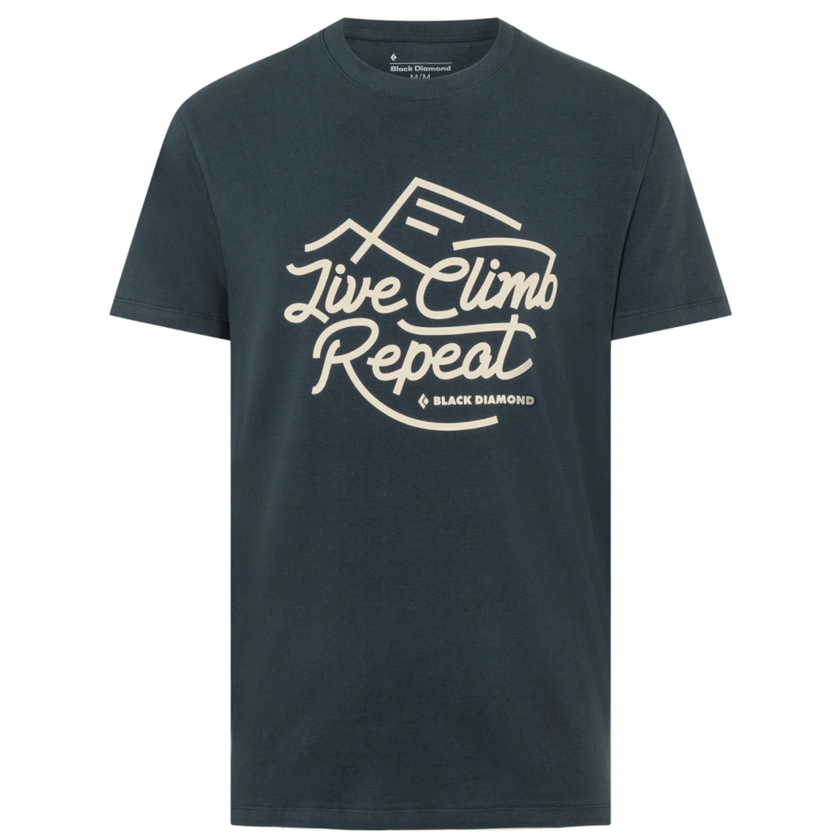 Playera Live Climb Repeat - Black Diamond
