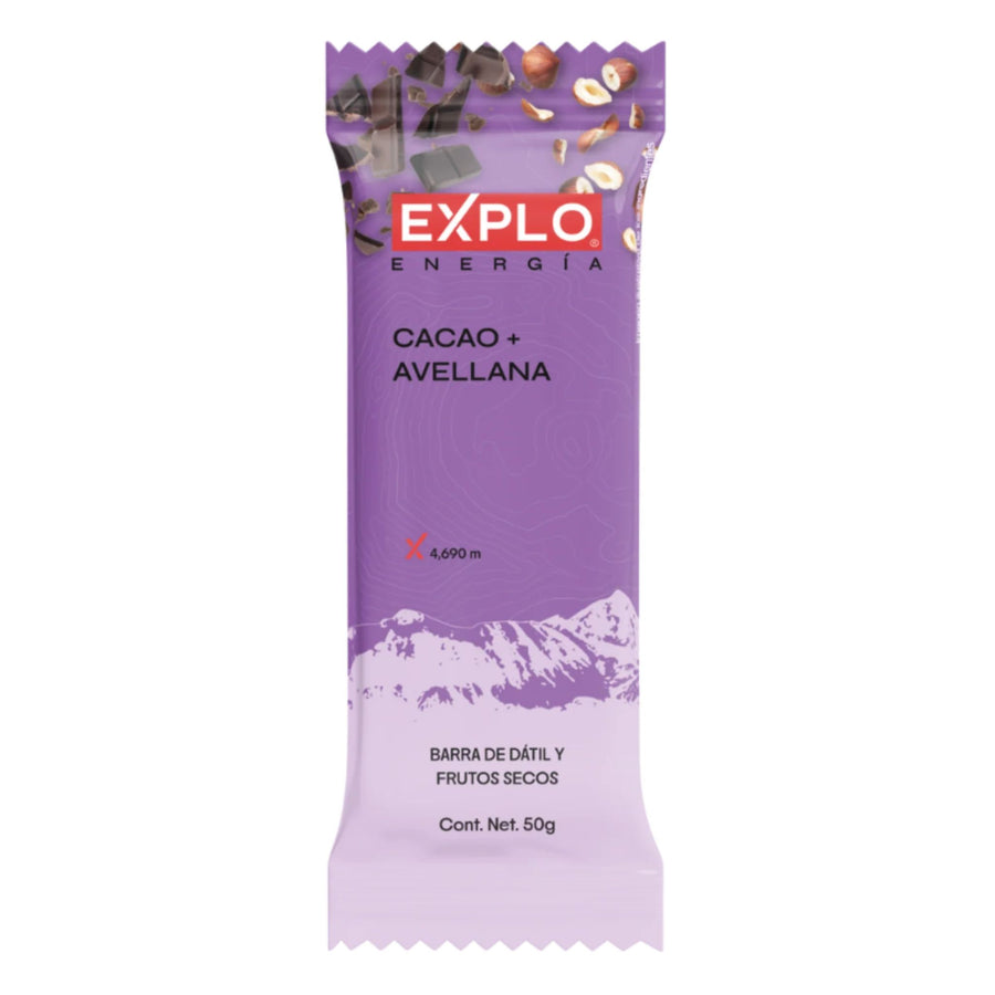 Barra de Energía Cacao + Avellana - EXPLO