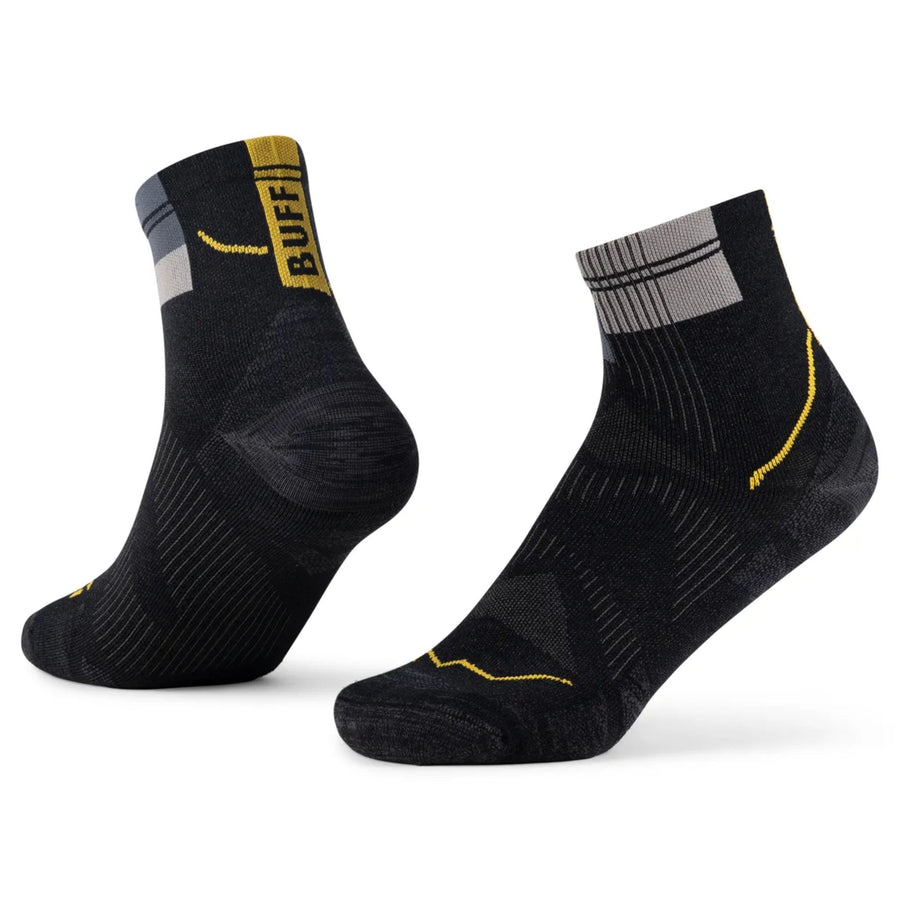Calcetines CoolNet Quarter Cq Graphite - BUFF
