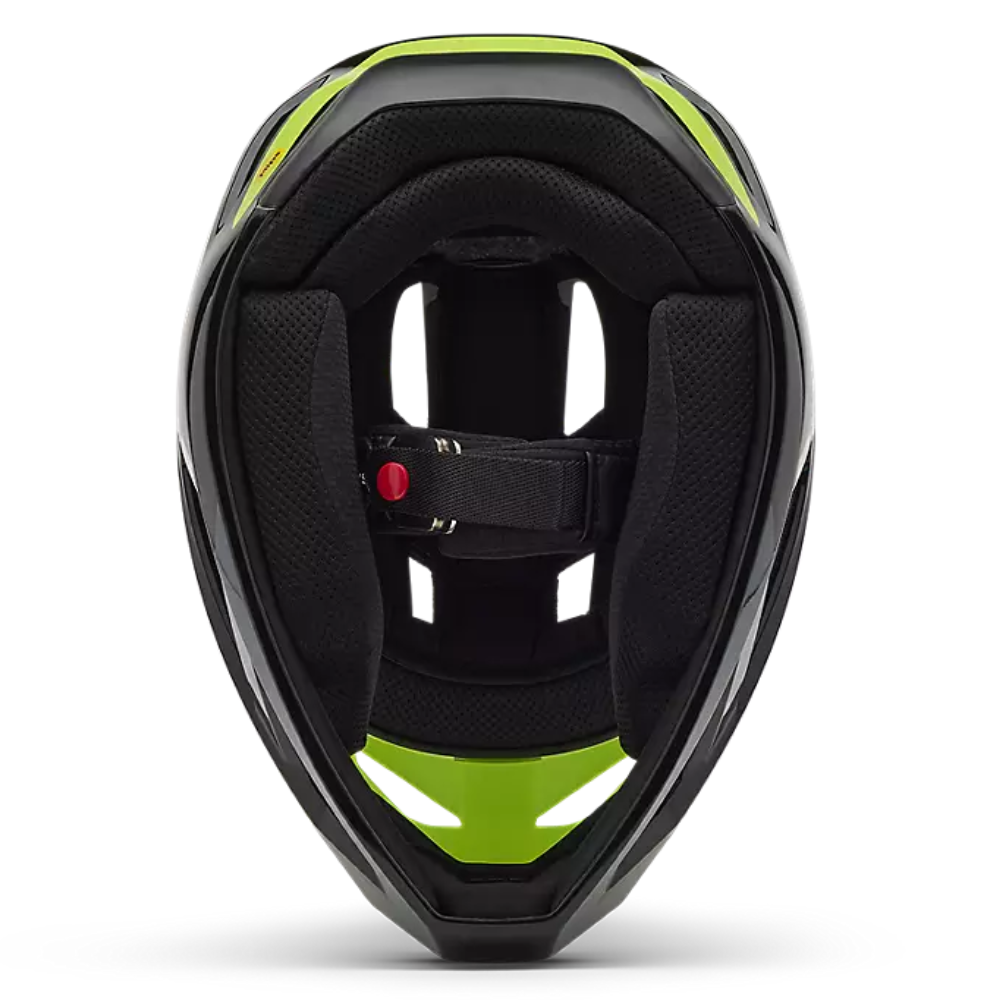 Casco Rampage Negro Amarillo Kids - Fox