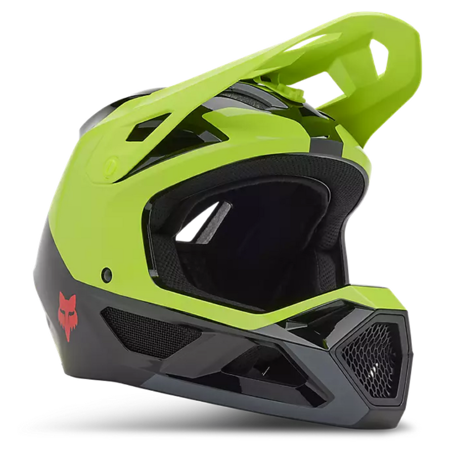 Casco Rampage Negro Amarillo Kids - Fox