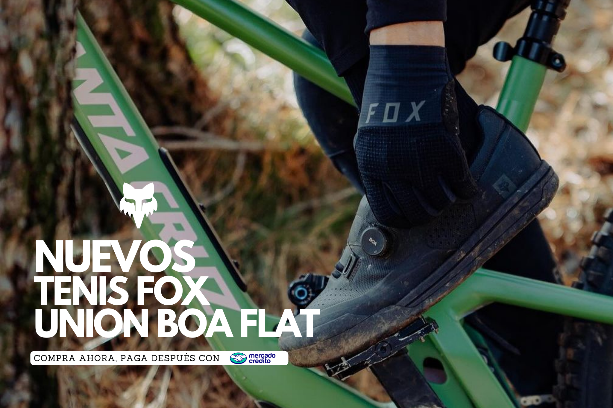 TENIS FOX UNION BOA FLAT MTB