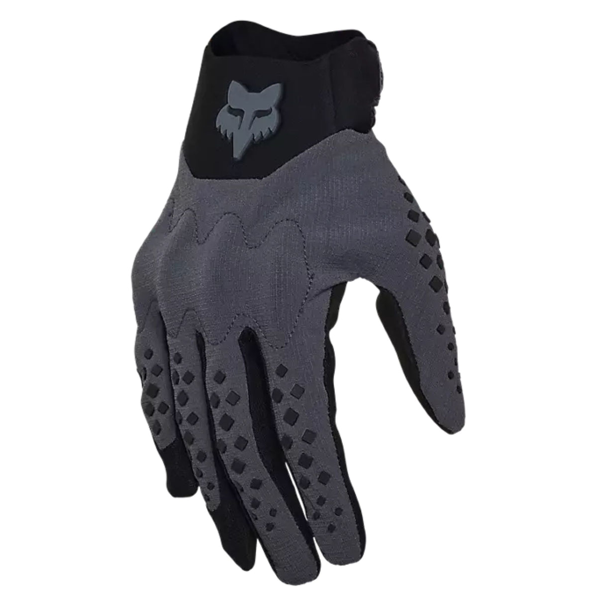 Guantes Fox Bomber LT color Graphite Grey vista dorsal para ciclismo de montaña en Azimut Adventure