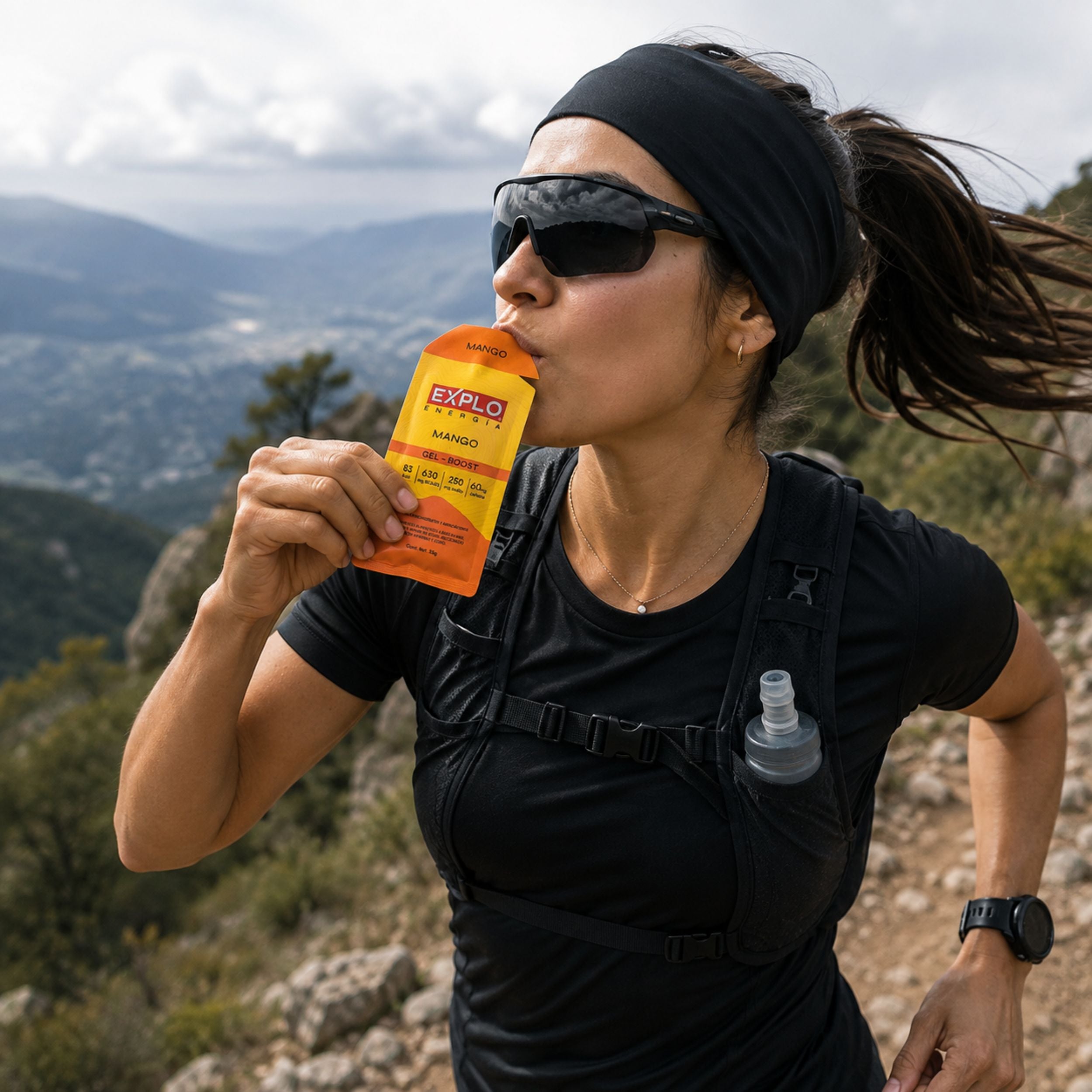 Gel Energético Sabor Mango Cafeína - EXPLO