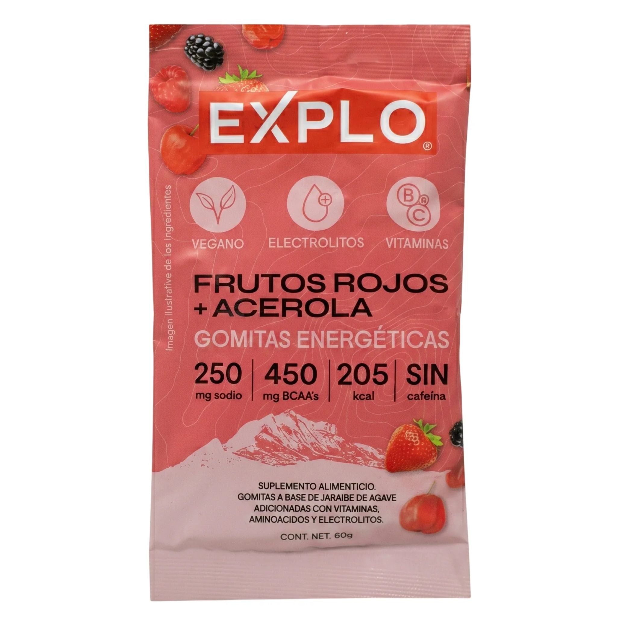 Gomitas Explo Frutos rojos