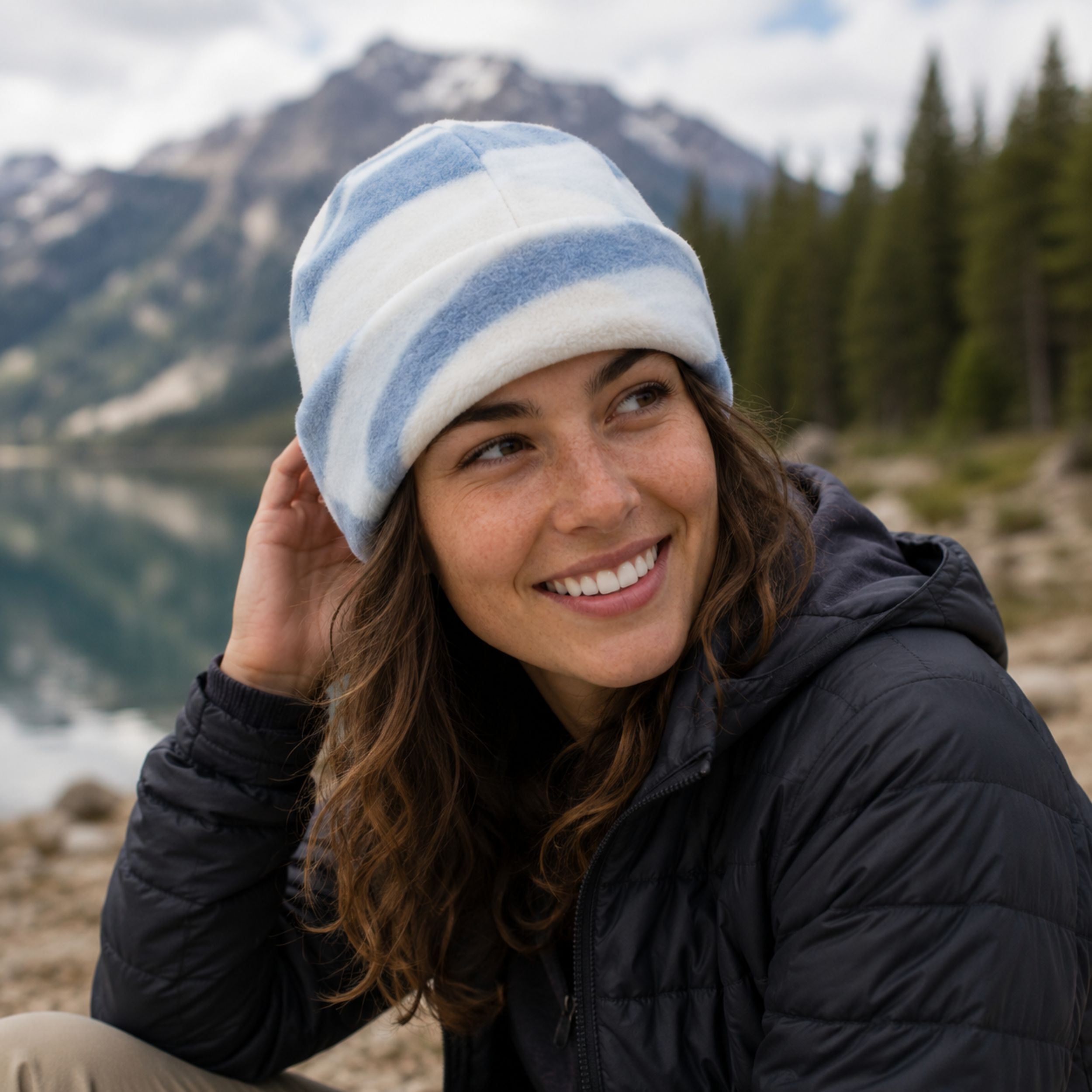 Gorro Polar Prints Aguar Blue - BUFF