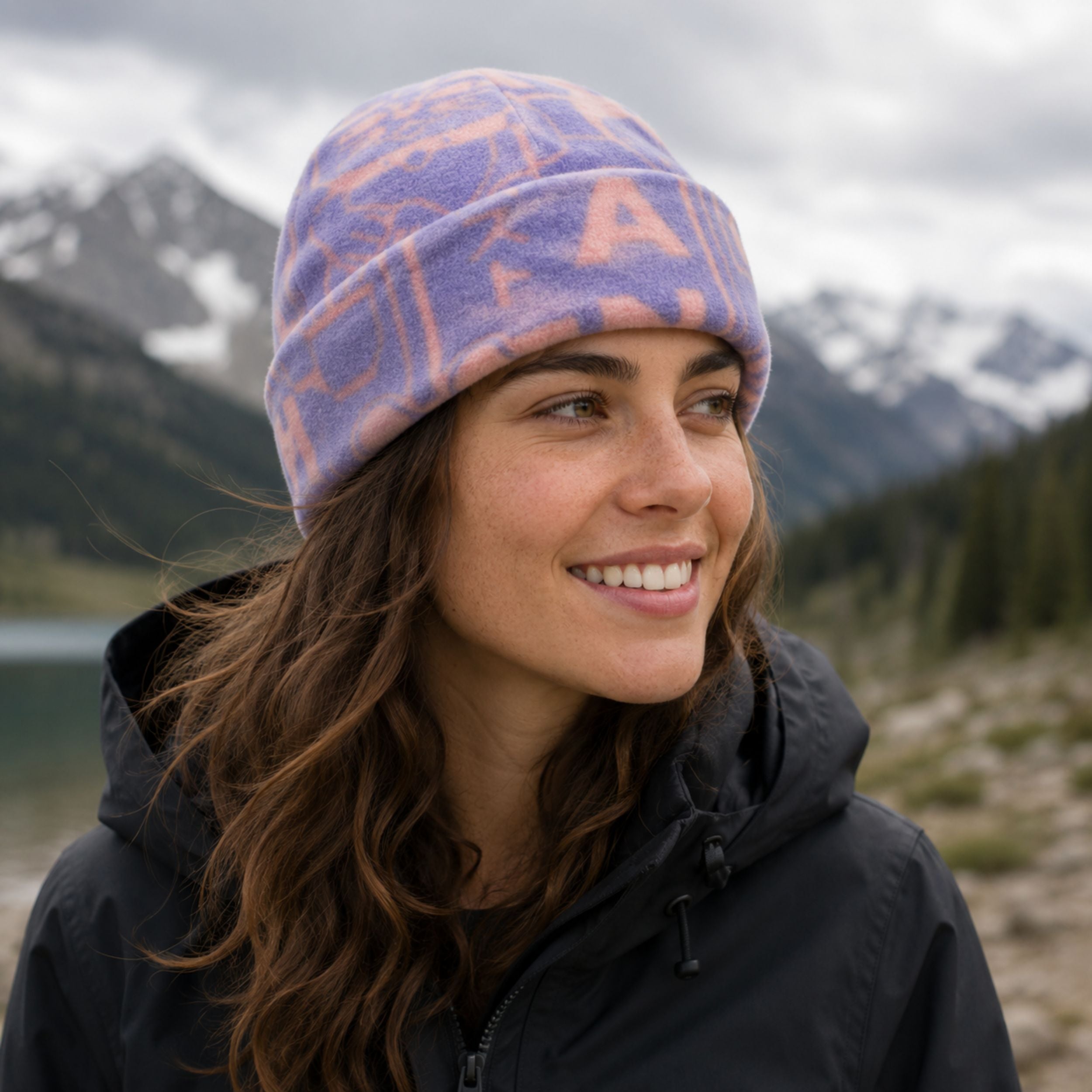 Gorro Polar Prints Leta Grape Ice - BUFF