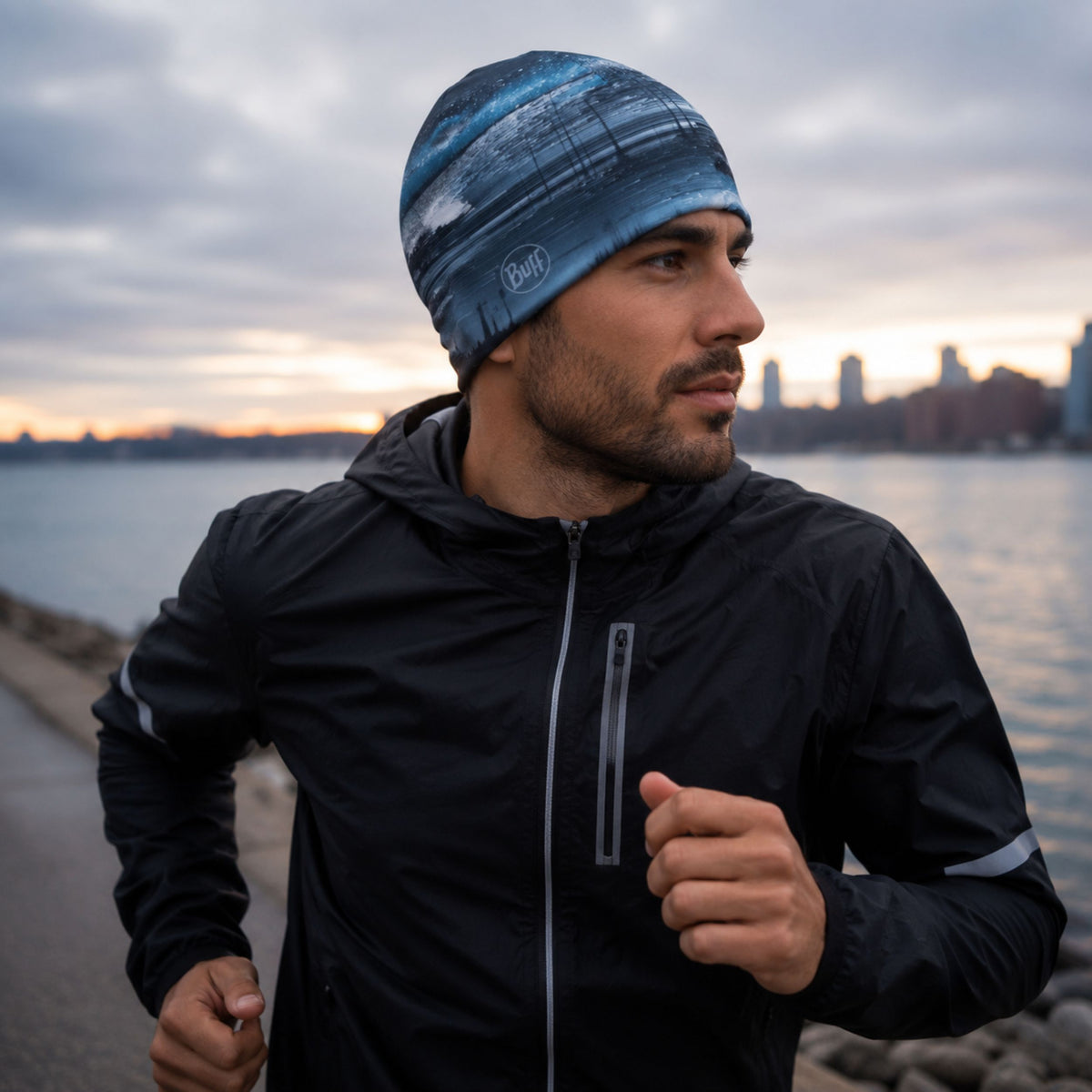 Gorro EcoStretch Oser Blue - BUFF