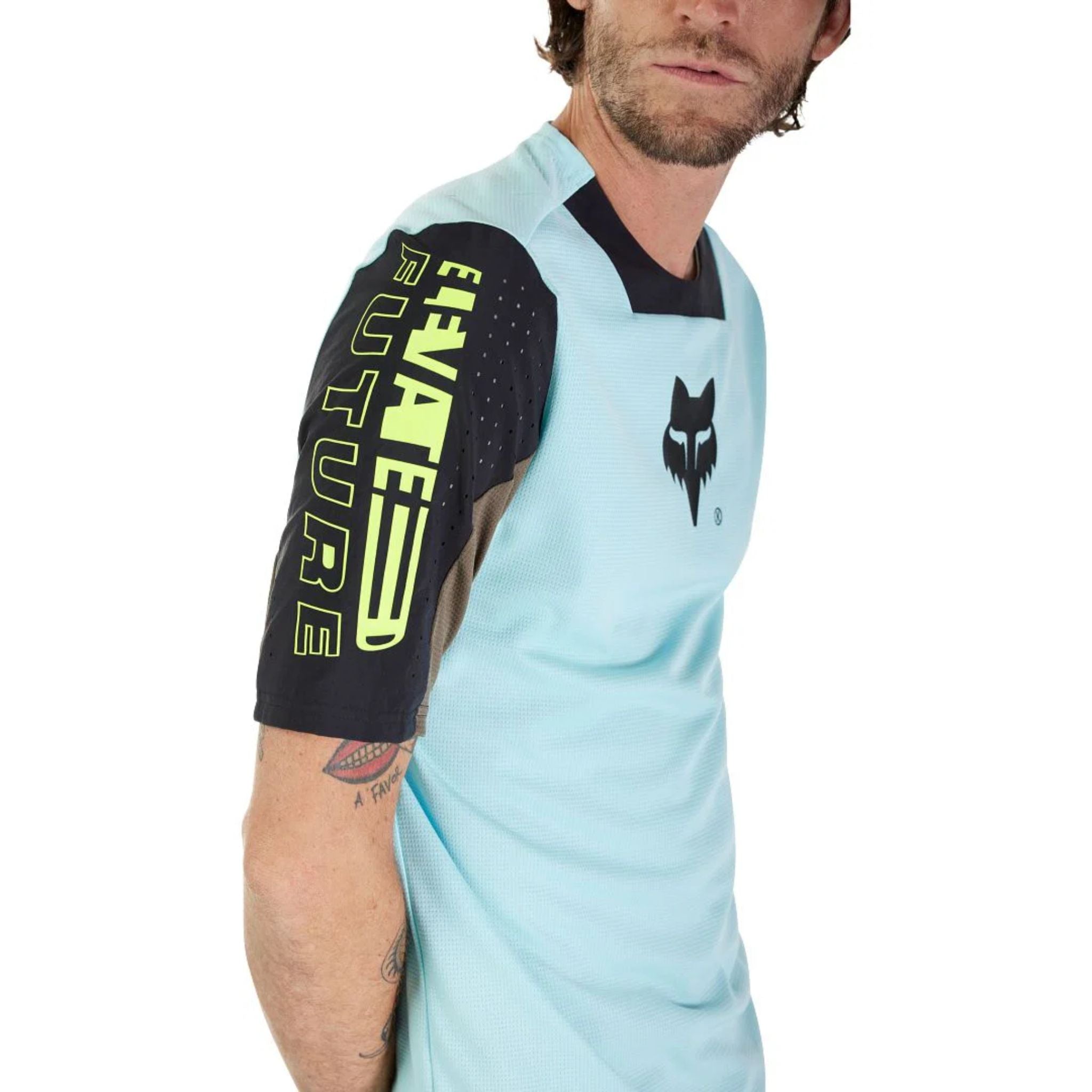Jersey FOX Defend Elevated color azul para bicicleta de montaña