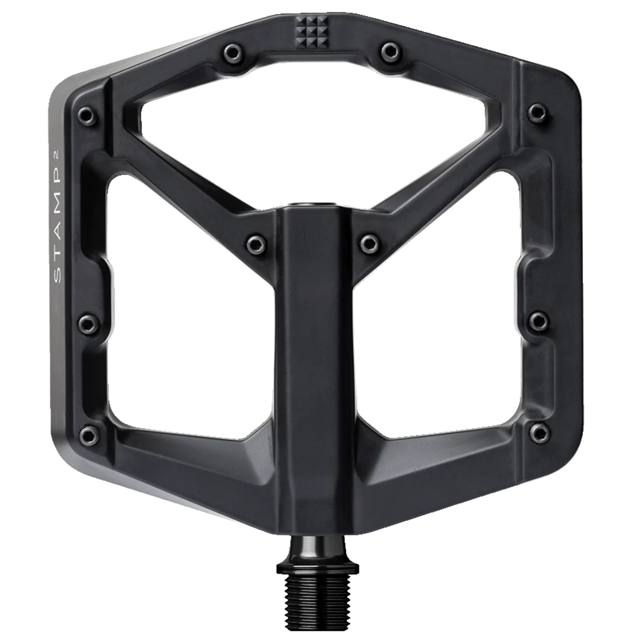 Par de pedales Crankbrothers Stamp 2 negros para bicicleta de montaña