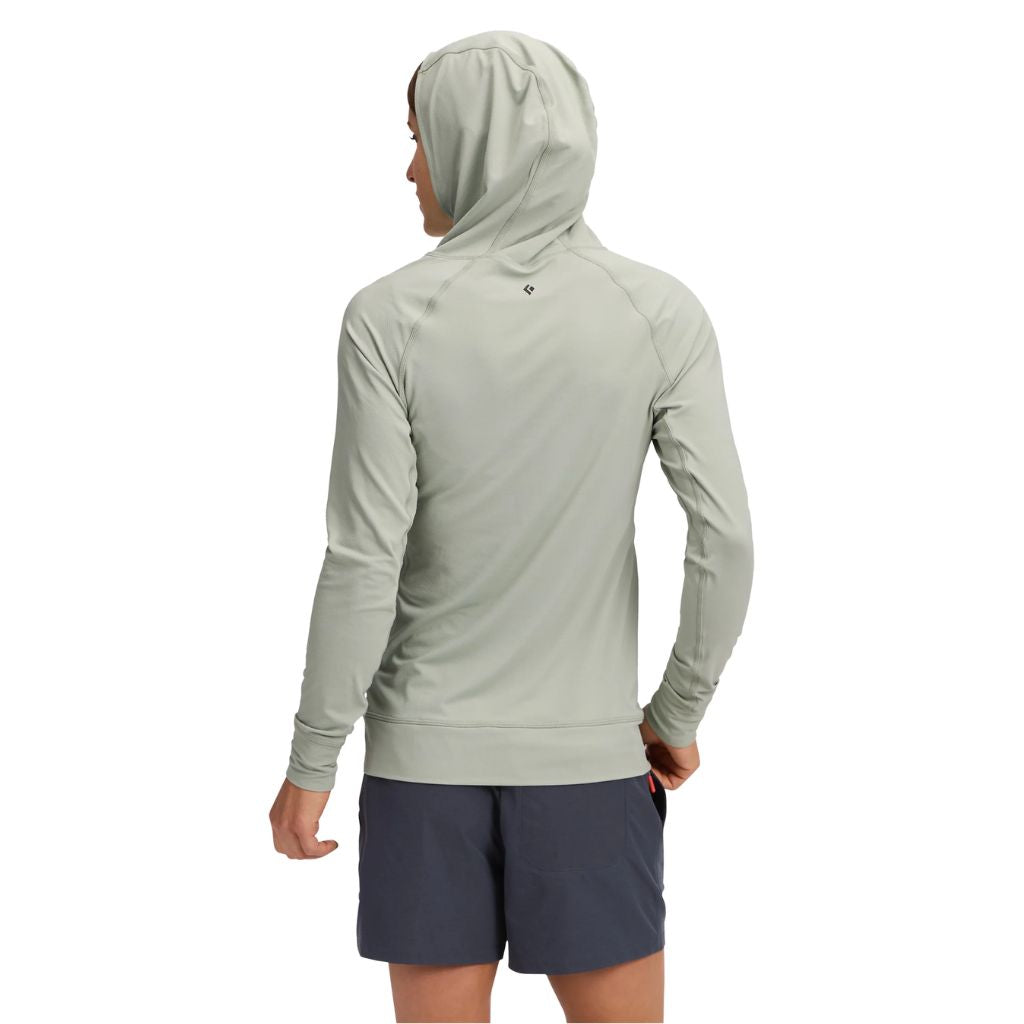 Playera Alpenglow Hoody Agave - Black Diamond