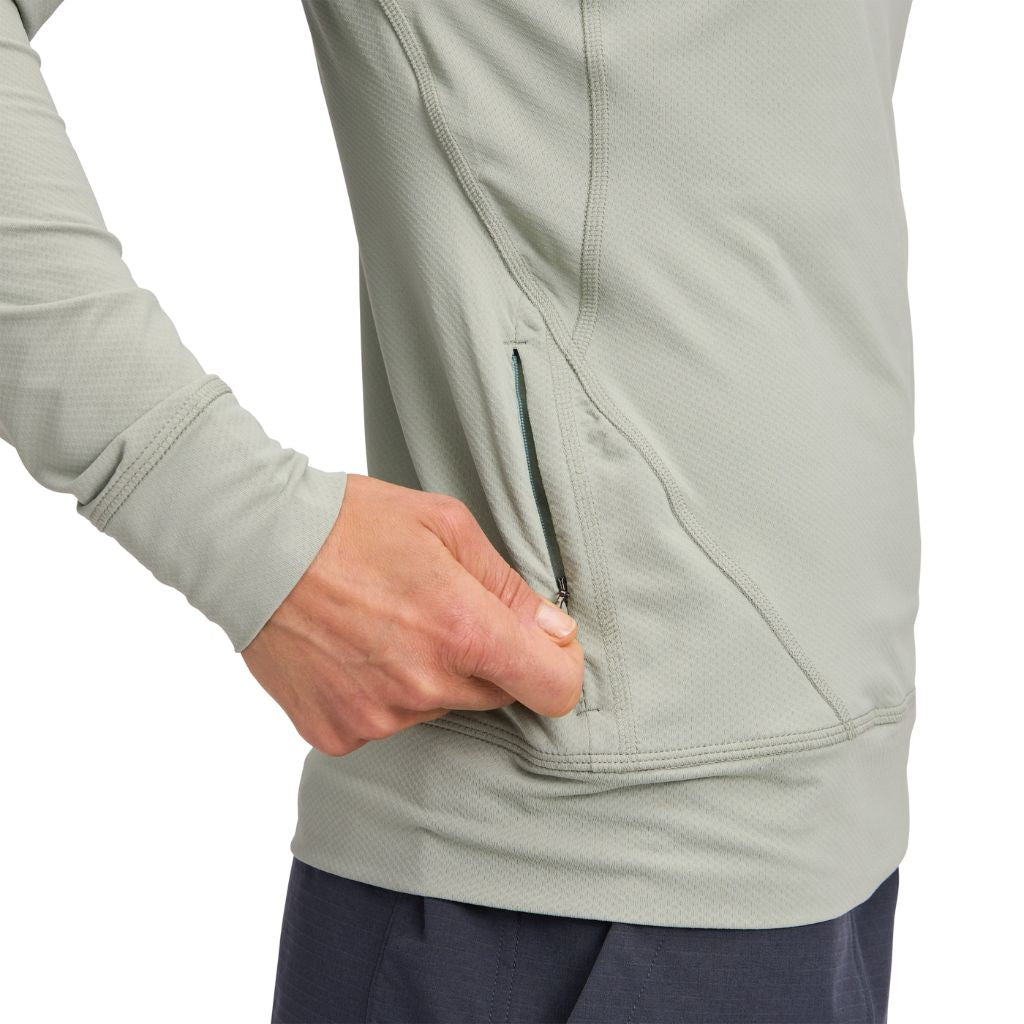 Playera Alpenglow Hoody Agave - Black Diamond