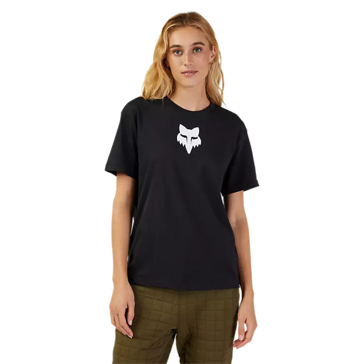 Playera Head Black Mujer - Fox