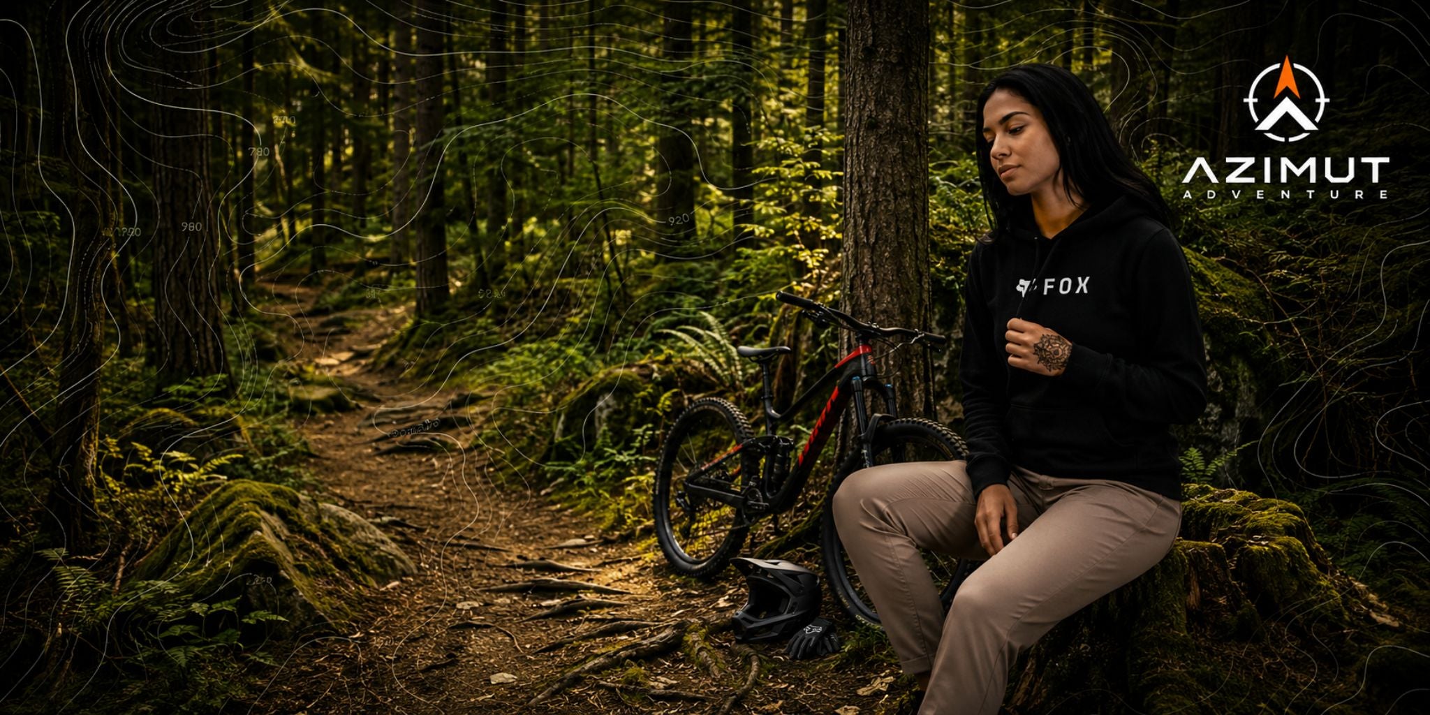 Hoodie Fox Racing Mujer