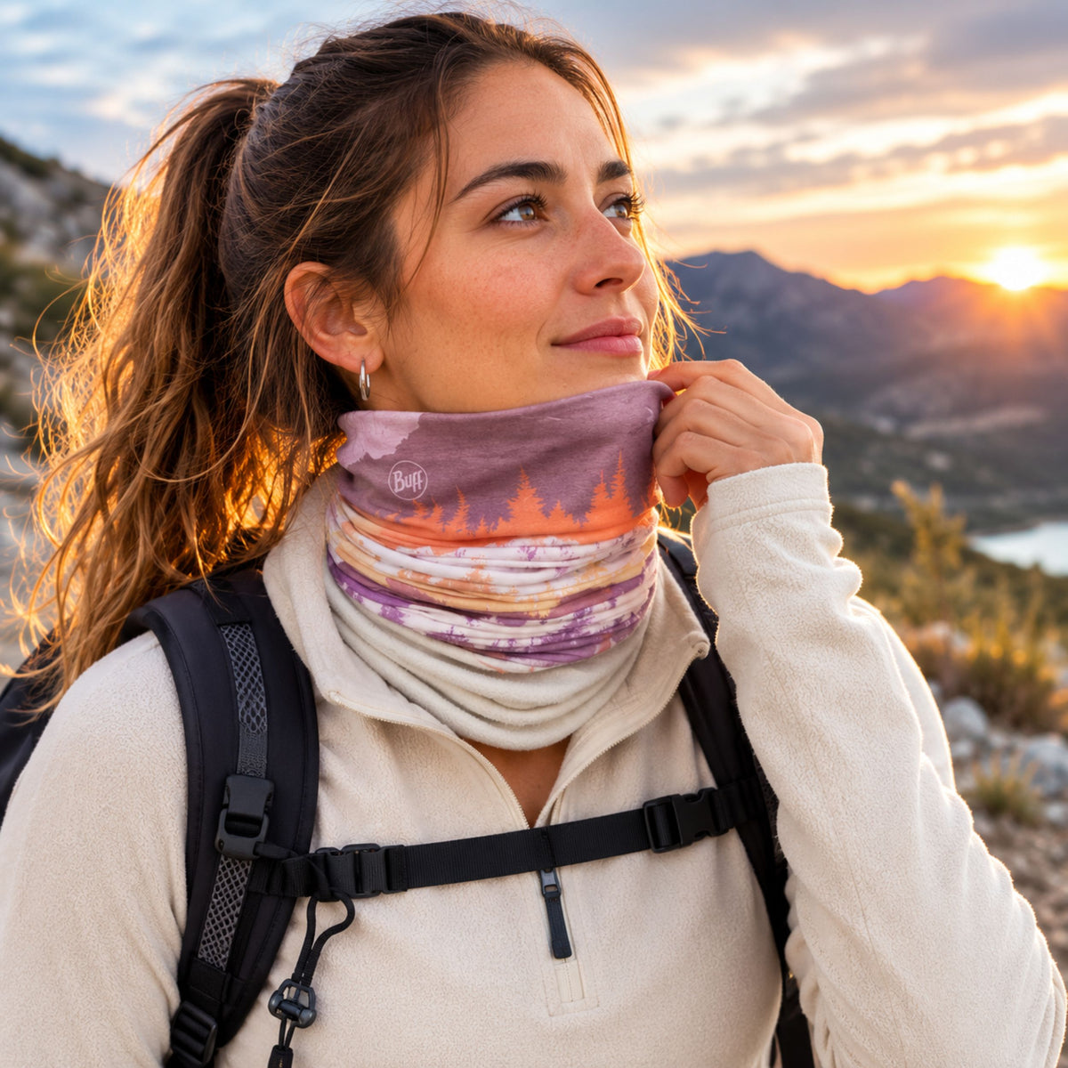 Tubular Polar Neckwarmer Metly - BUFF