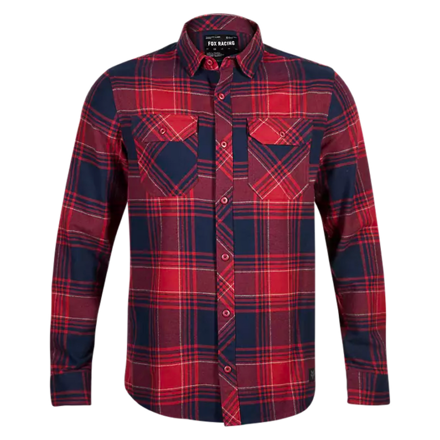 Camisa De Franela Traildust Red - Fox