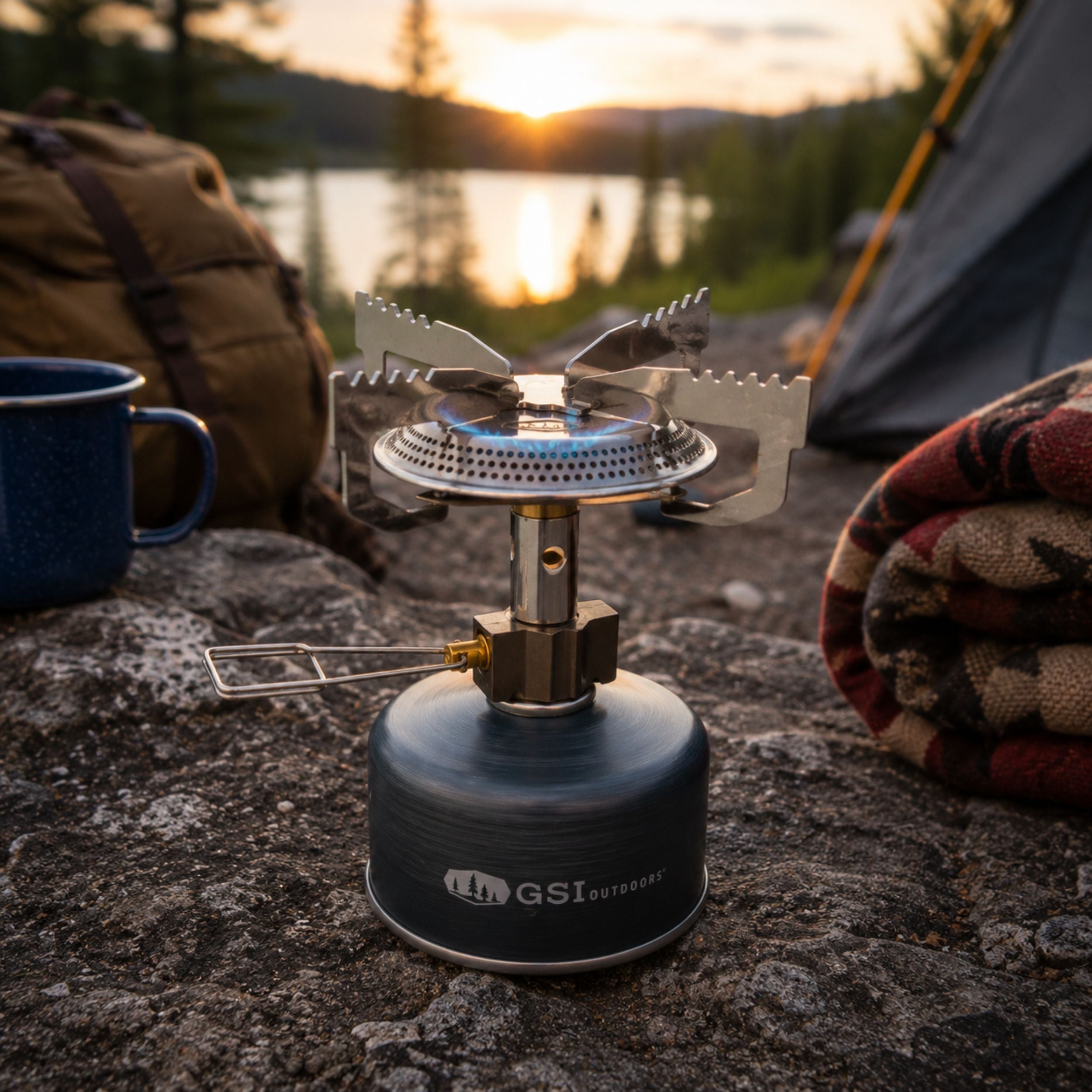 Estufa de camping