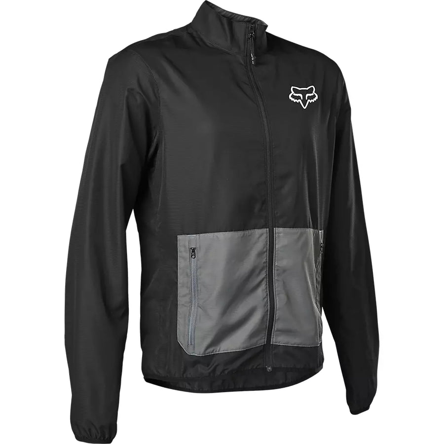 Chamarra rompevientos Ranger Negro Gris - FOX
